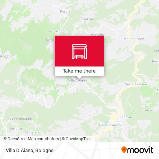 Villa D`Aiano map