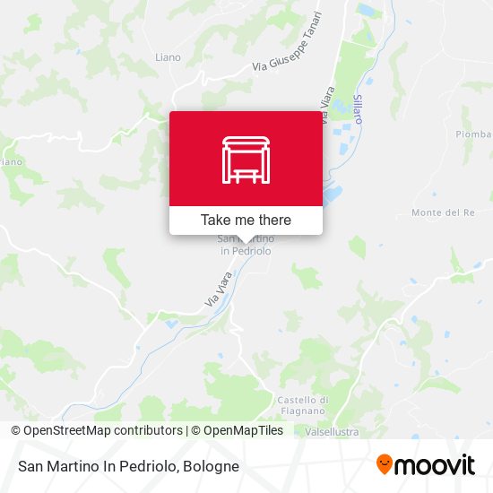 San Martino In Pedriolo map