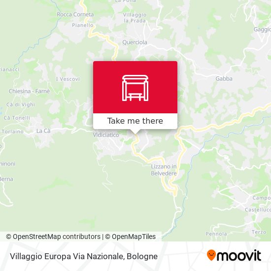 Villaggio Europa Via Nazionale map