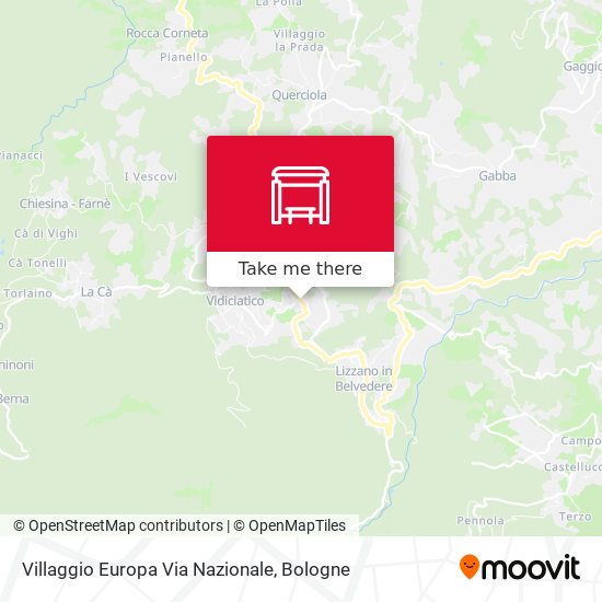 Villaggio Europa Via Nazionale map