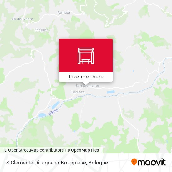 S.Clemente Di Rignano Bolognese map