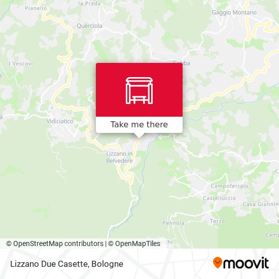 Lizzano Due Casette map