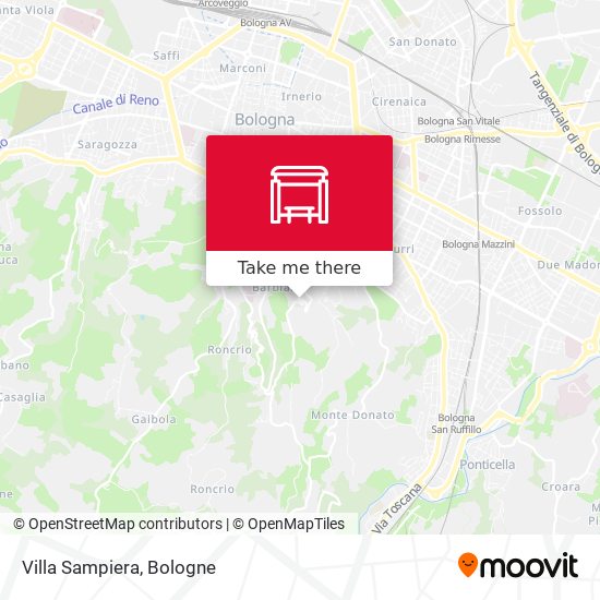 Villa Sampiera map