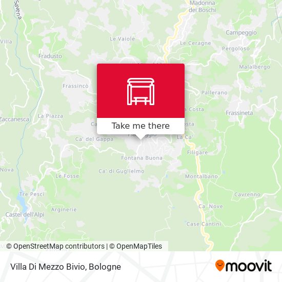 Villa Di Mezzo Bivio map