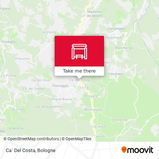 Ca` Del Costa map