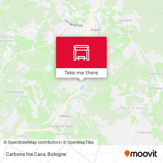 Carbona Ina Casa map