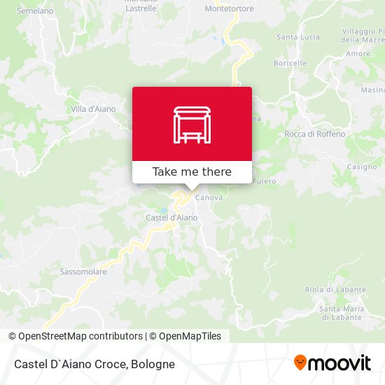 Castel D`Aiano Croce map