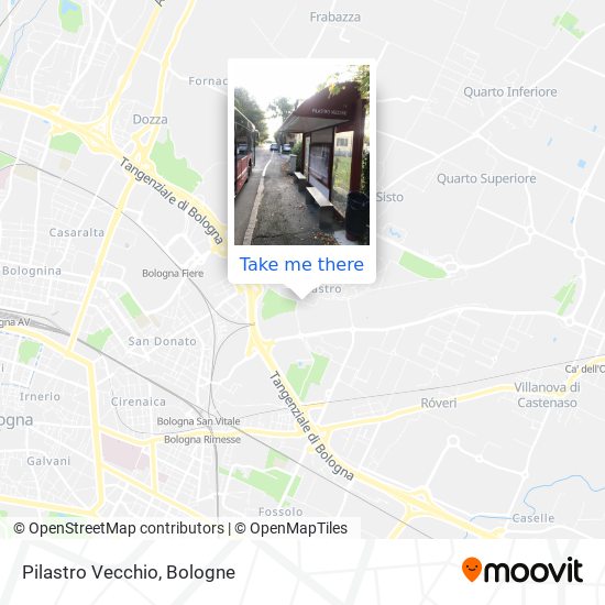 Pilastro Vecchio map