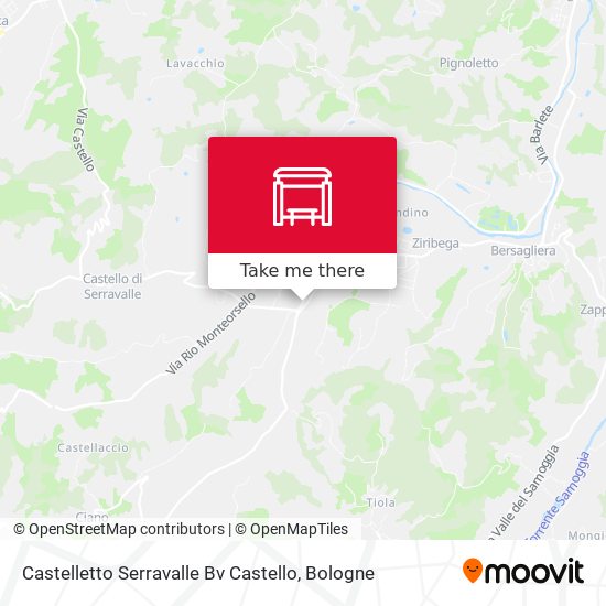 Castelletto Serravalle Bv Castello map