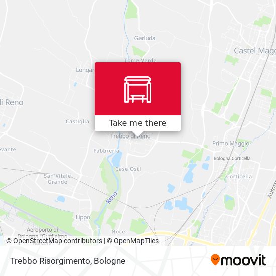 Trebbo Risorgimento map