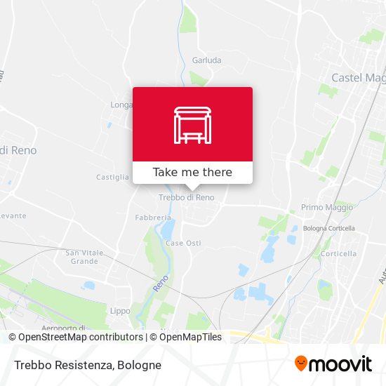 Trebbo Resistenza map