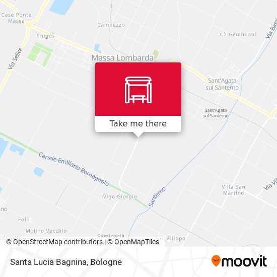 Santa Lucia Bagnina map