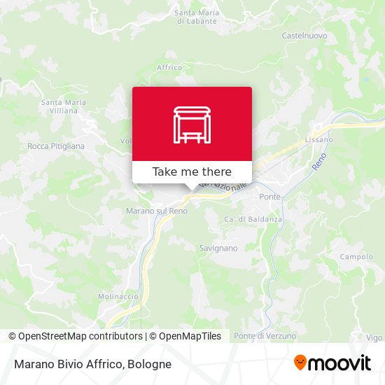 Marano Bivio Affrico map