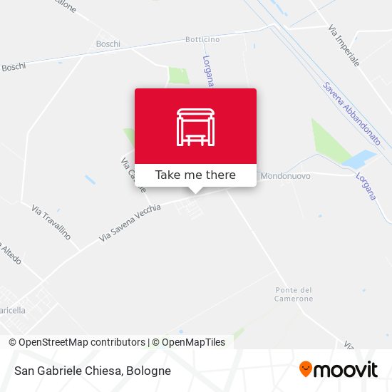 San Gabriele Chiesa map
