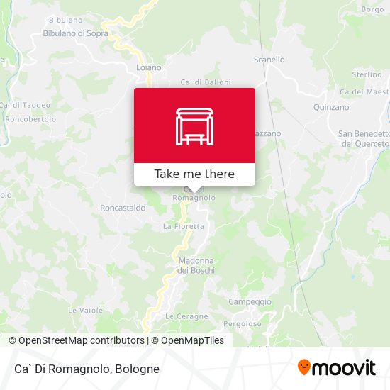 Ca` Di Romagnolo map