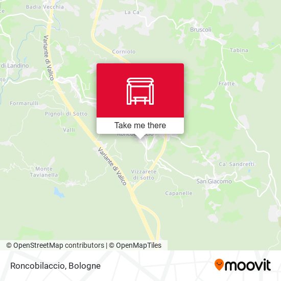 Roncobilaccio map