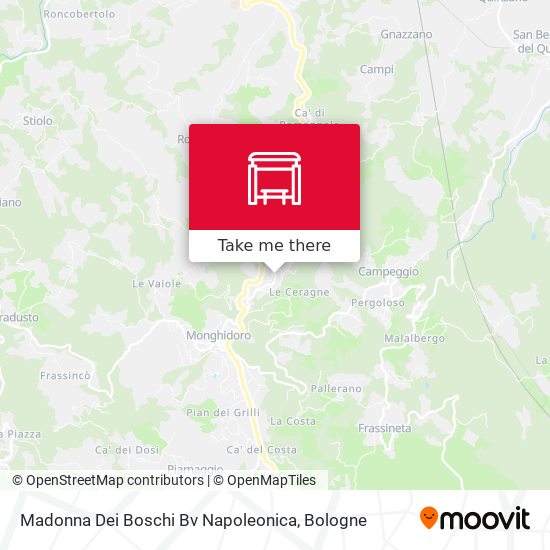 Madonna Dei Boschi Bv Napoleonica map