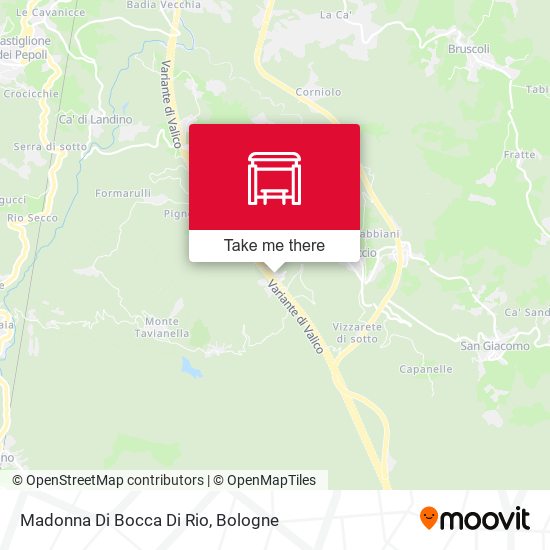 Madonna Di Bocca Di Rio map