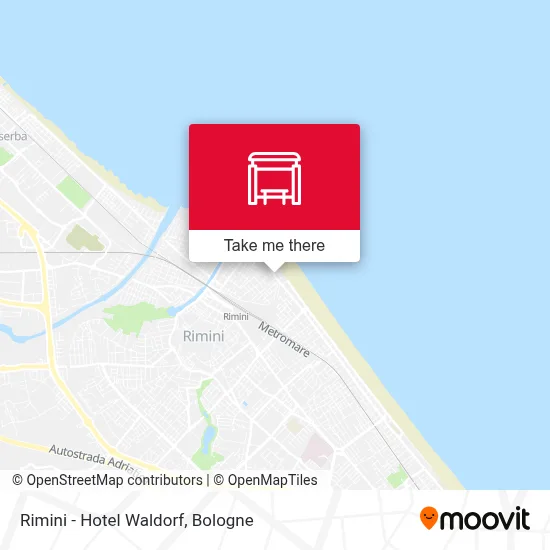 Rimini - Hotel Waldorf map