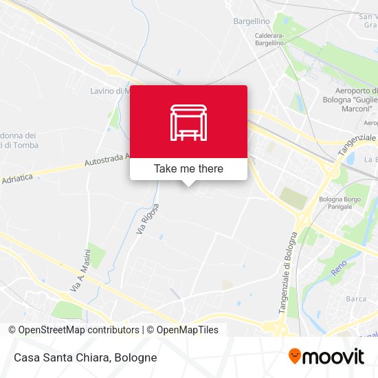 Casa Santa Chiara map