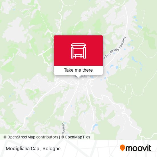 Modigliana Cap. map