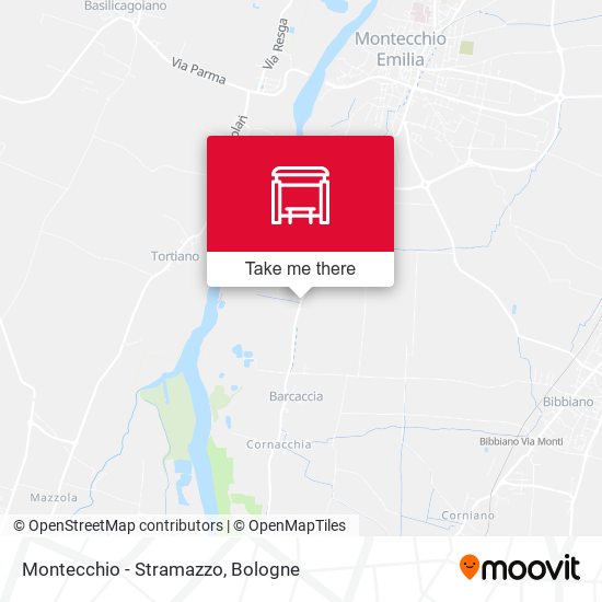 Montecchio - Stramazzo map