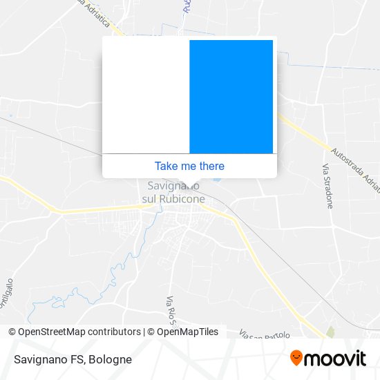 Savignano FS map