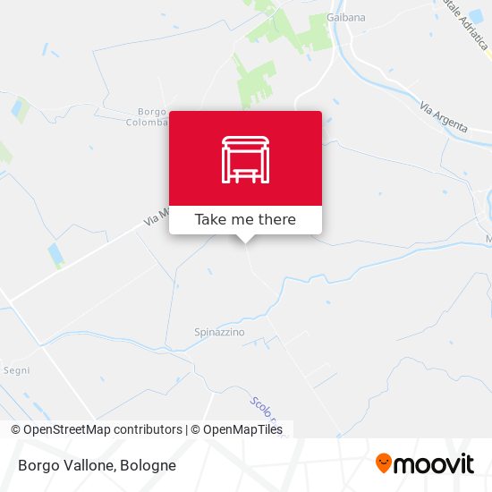 Borgo Vallone map