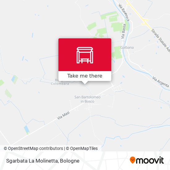 Sgarbata La Molinetta map