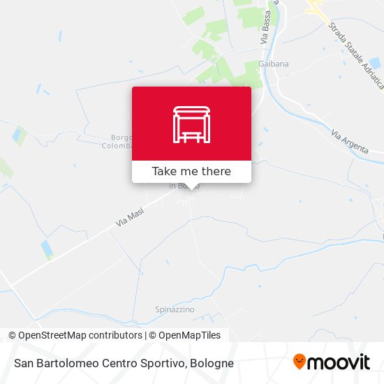 San Bartolomeo Centro Sportivo map