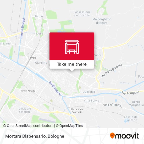 Mortara Dispensario map