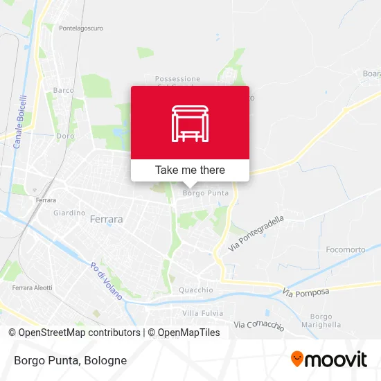 Borgo Punta map