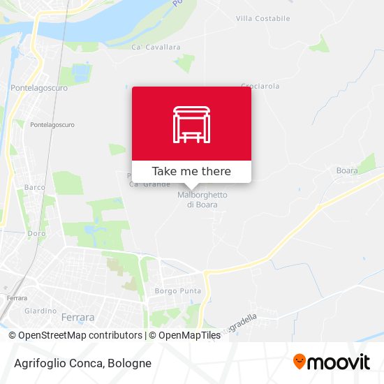 Agrifoglio Conca map