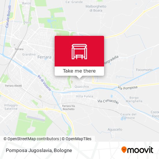 Pomposa Jugoslavia map