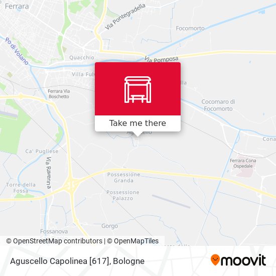 Aguscello Capolinea [617] map