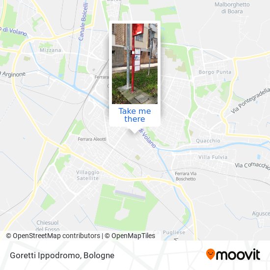 Goretti Ippodromo map