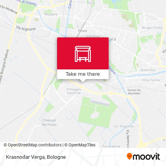 Krasnodar Verga map