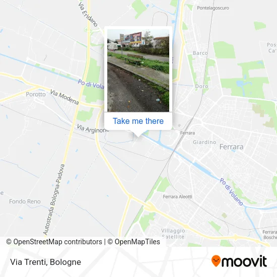 Via Trenti map