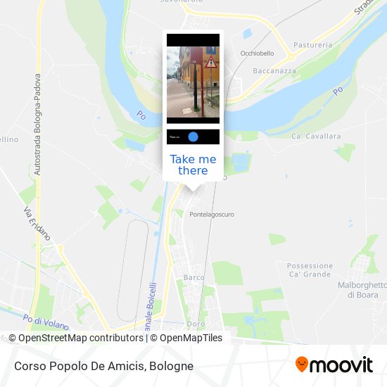 Corso Popolo De Amicis map