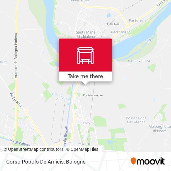 Corso Popolo De Amicis map