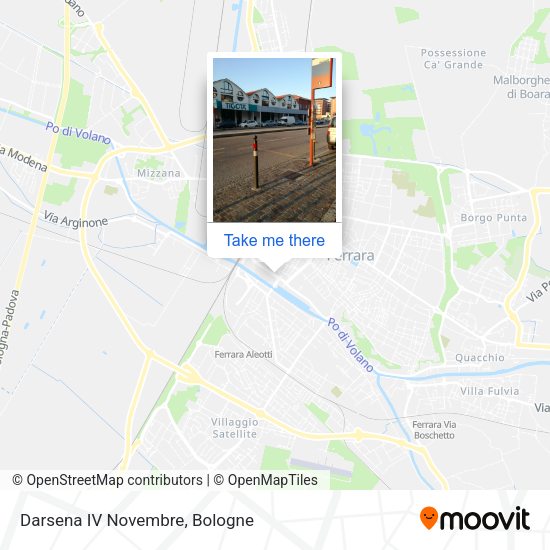 Darsena IV Novembre map