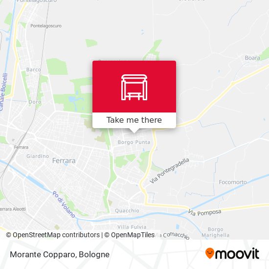 Morante Copparo map