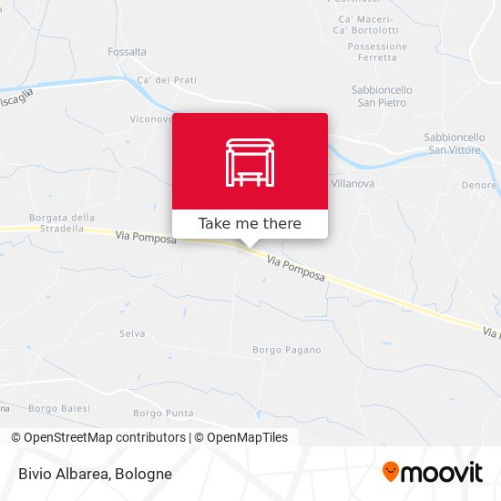 Bivio Albarea map