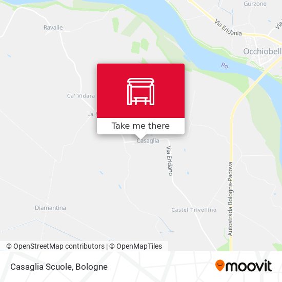 Casaglia Scuole map