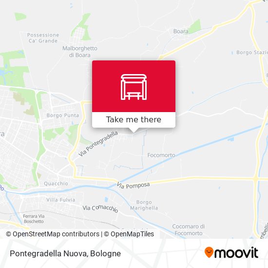 Pontegradella Nuova map
