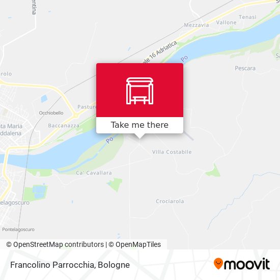 Francolino Parrocchia map