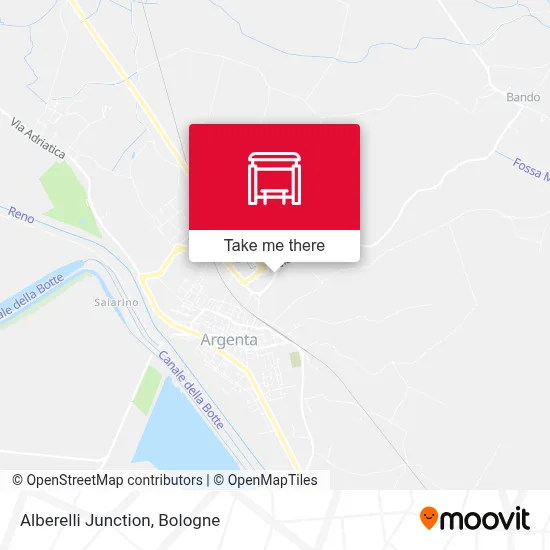 Alberelli Junction map