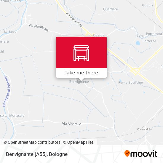 Benvignante [A55] map