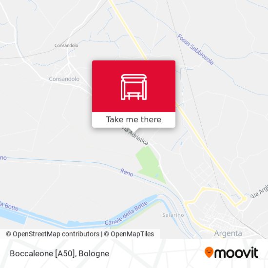 Boccaleone [A50] map