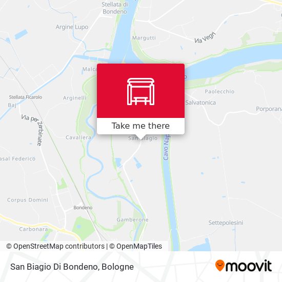 San Biagio Di Bondeno map